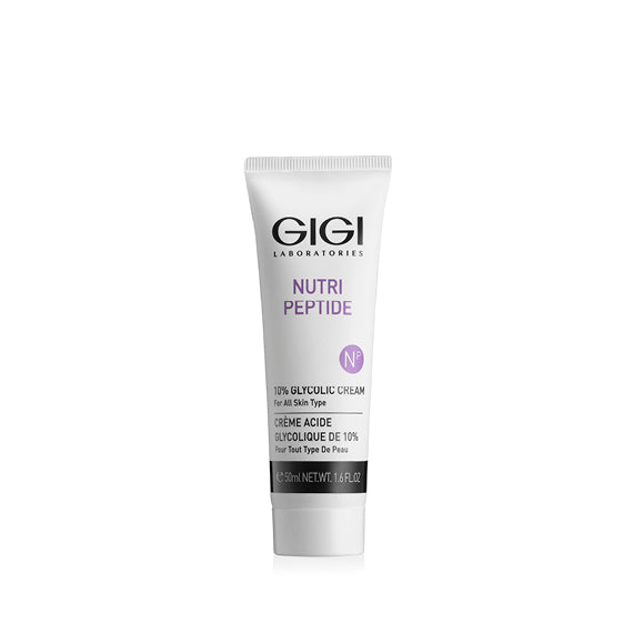 קרם חומצה גליקולית 10% 50 מ"ל מסדרת NUTRI PEPTIDE ג'יג'י- GIGI