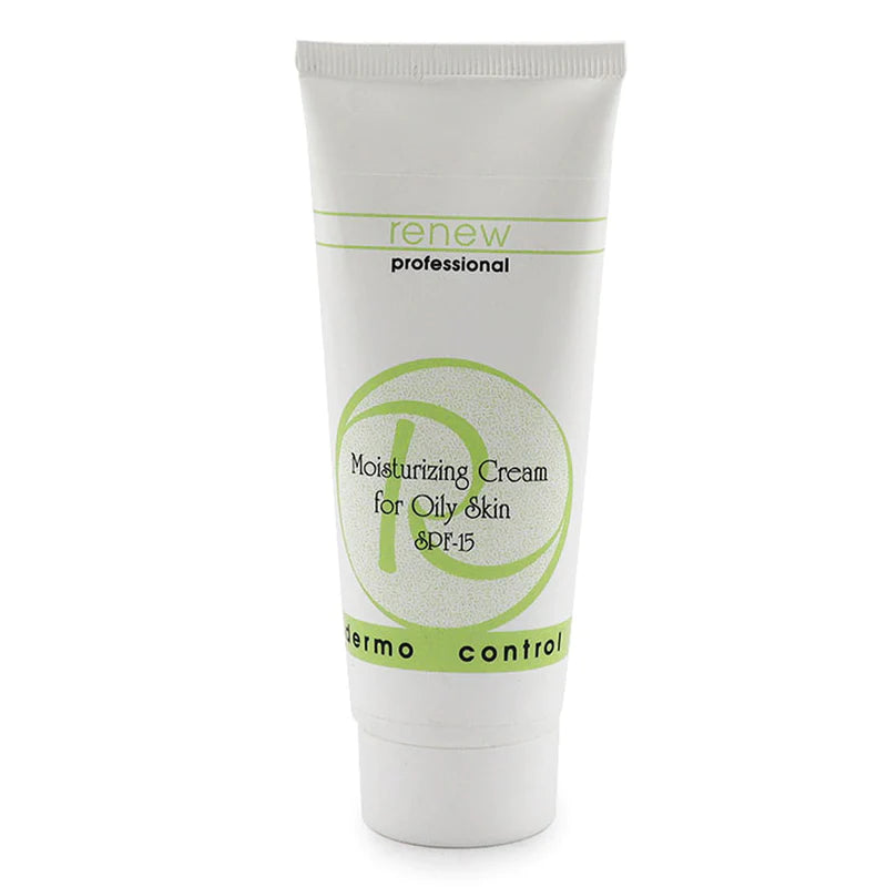 קרם לחות לעור פנים שמן SPF 15 מסדרת "דרמו קונטרול" 70 מ"ל רניו - RENEW