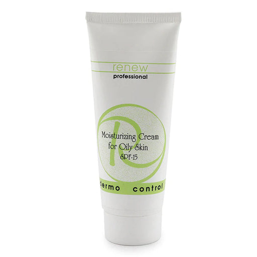 קרם לחות לעור פנים שמן SPF 15 מסדרת "דרמו קונטרול" 70 מ"ל רניו - RENEW