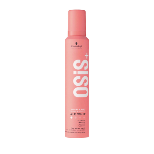 מוס מעניק נפח אייר וויפ "שוורצקופף" על רקע לבן