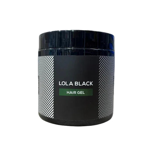 ג'ל לשיער אפור ולזקן מאפיר "לולה בלאק" על רקע לבן