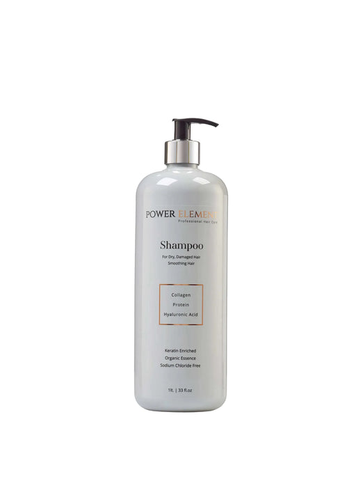 שמפו ללא מלחים "פאוור אלמנט" על רקע לבן