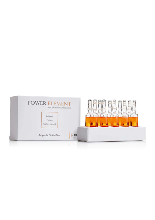 אמפולות שיקום לשיער "פאוור אלמנט" על רקע לבן