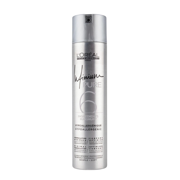 ספריי שיער אינפיניום פיור סופט 300 מ"ל - לוריאל LOREAL