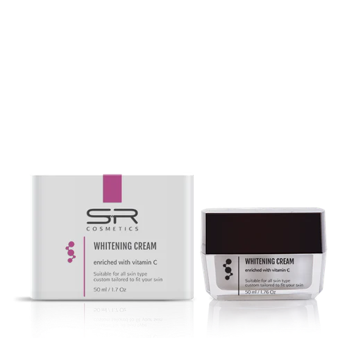 קרם הבהרה מועשר בוויטמין סי 50 מ"ל אס אר - SR COSMETICS