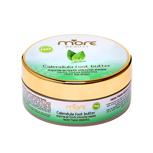 חמאת קלנדולה לרגליים סדוקות בתוספת מנטול ועץ התה 120 מ"ל MORE - ים המלח