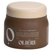 מסיכת שיער לאחר ההחלקה "OLIERE" על רקע לבן