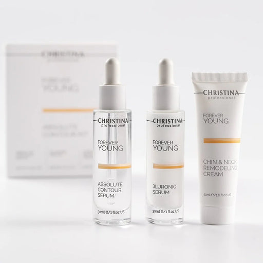 ערכה לטיפול ושימור קווי המתאר של הפנים מסדרת "פוראבר יאנג" - כריסטינה CHRISTINA