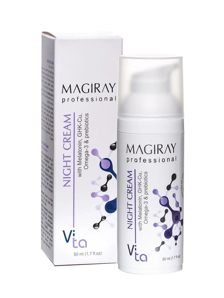 ויטה קרם לילה לשיקום עור מגורה 50 מ"ל מאג'יריי - MAGIRAY