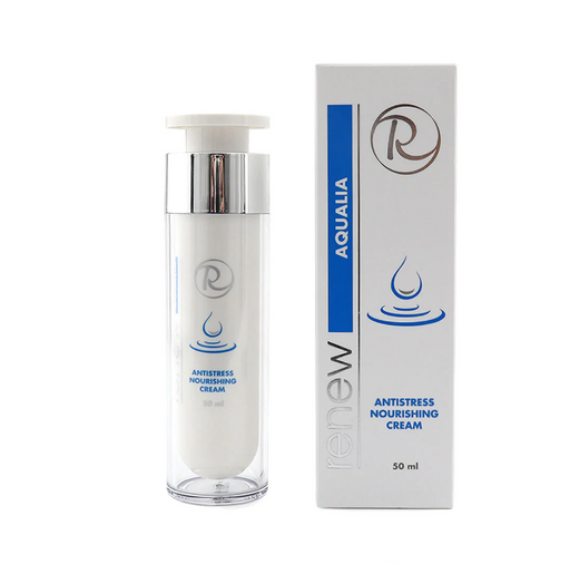 קרם הזנה "אנטי סטרס" לעור הפנים 50 מ"ל מסדרת "אקווליה" רניו - RENEW