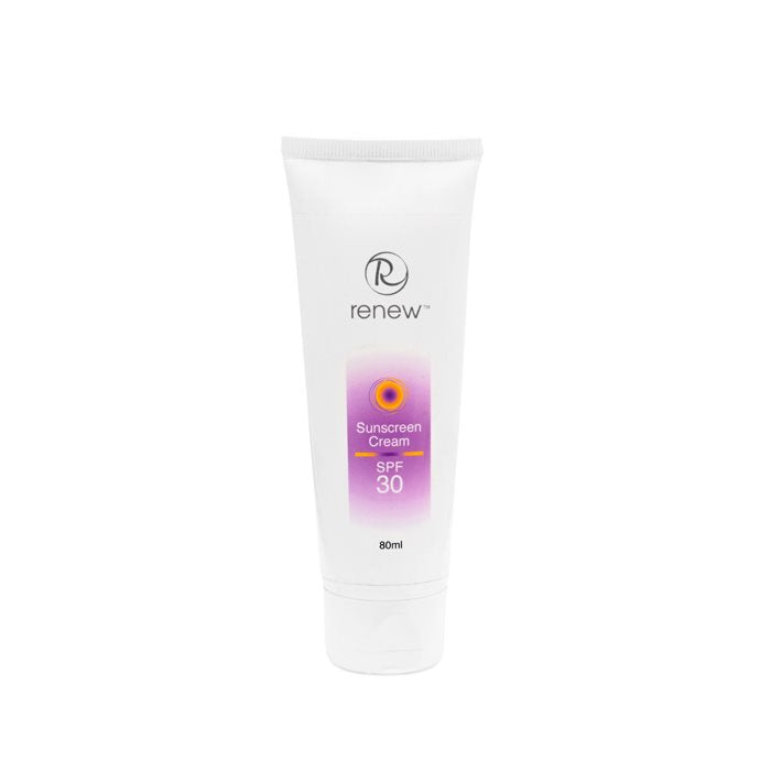 קרם הגנה לעור הפנים SPF 30 מסדרת "CREAMS & GELS" 80 מ"ל רניו - RENEW