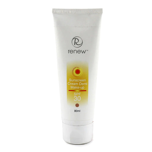 קרם הגנה SPF30 בתוספת מייק אפ 80 מ"ל רניו - RENEW