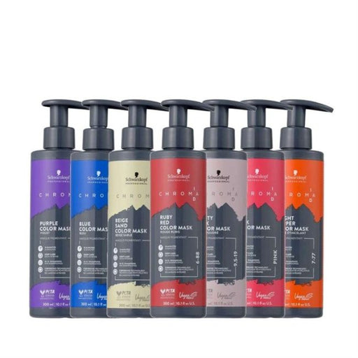 מסכת צבע לשיער "שוורצקופף" על רקע לבן