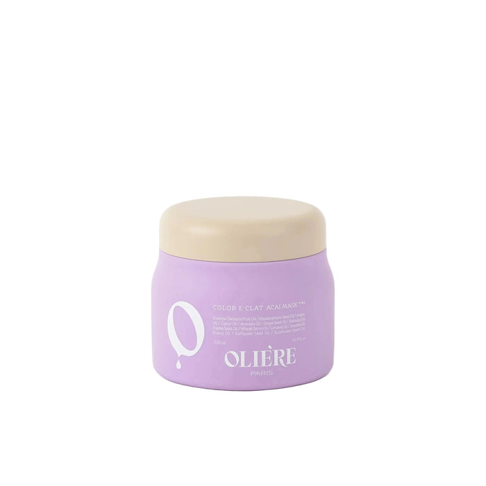 מסיכת פיגמנט אסאי מסכת סילבר "OLIERE" על רקע לבן