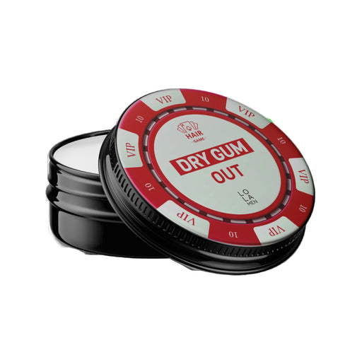 חימר סיבים לשיער למראה מט מסדרת "דריי גאם לולה מן" על רקע לבן