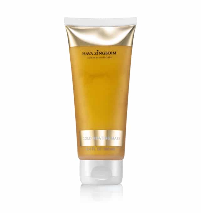 מסכת זהב מתחממת -   Gold Heating Mask 100 מ"ל חוה זינגבוים - HAVA ZINGBOIM
