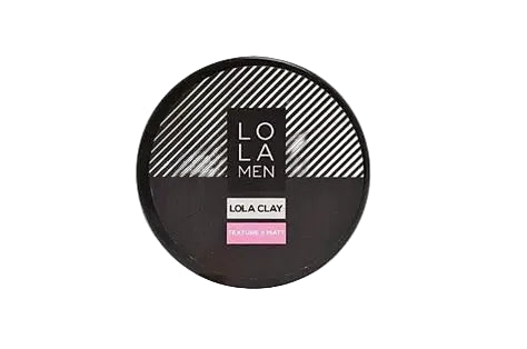 קרם חימר לשיער "לולה מן" על רקע לבן