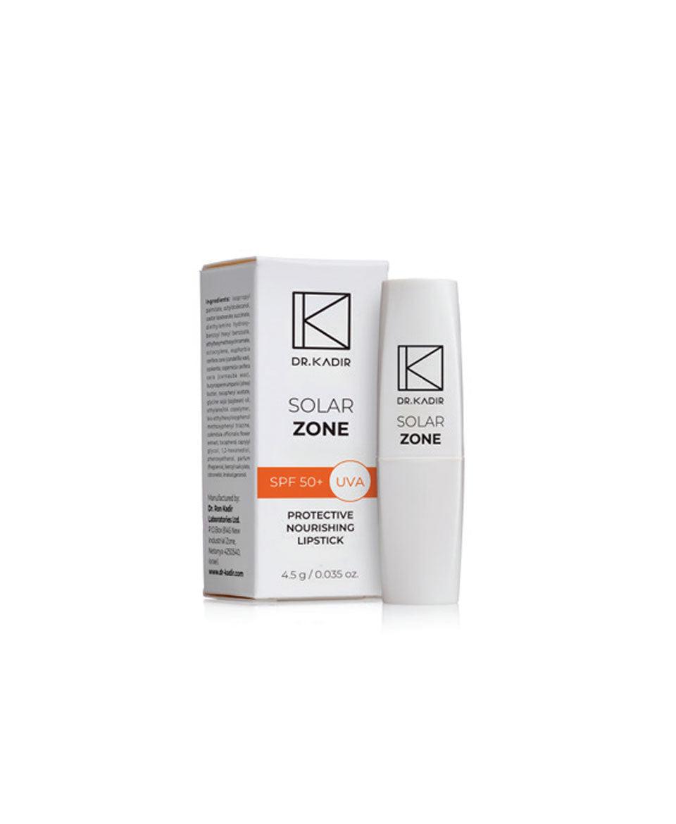שפתון הגנה לעור השפתיים עם הגנה SPF 50 מסדרת "סולאר זון" 4.5 מ"ל - ד"ר רון כדיר