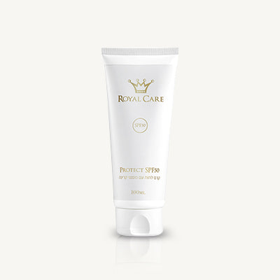 קרם לחות עם מסנן קרינה SPF50 לעור הפנים 100 מ"ל רויאל קר - ROYAL CARE