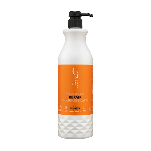 שמפו טיפולי לשיער יבש וחיזוק השיער "ריפייר 613 מון שרי" על רקע לבן