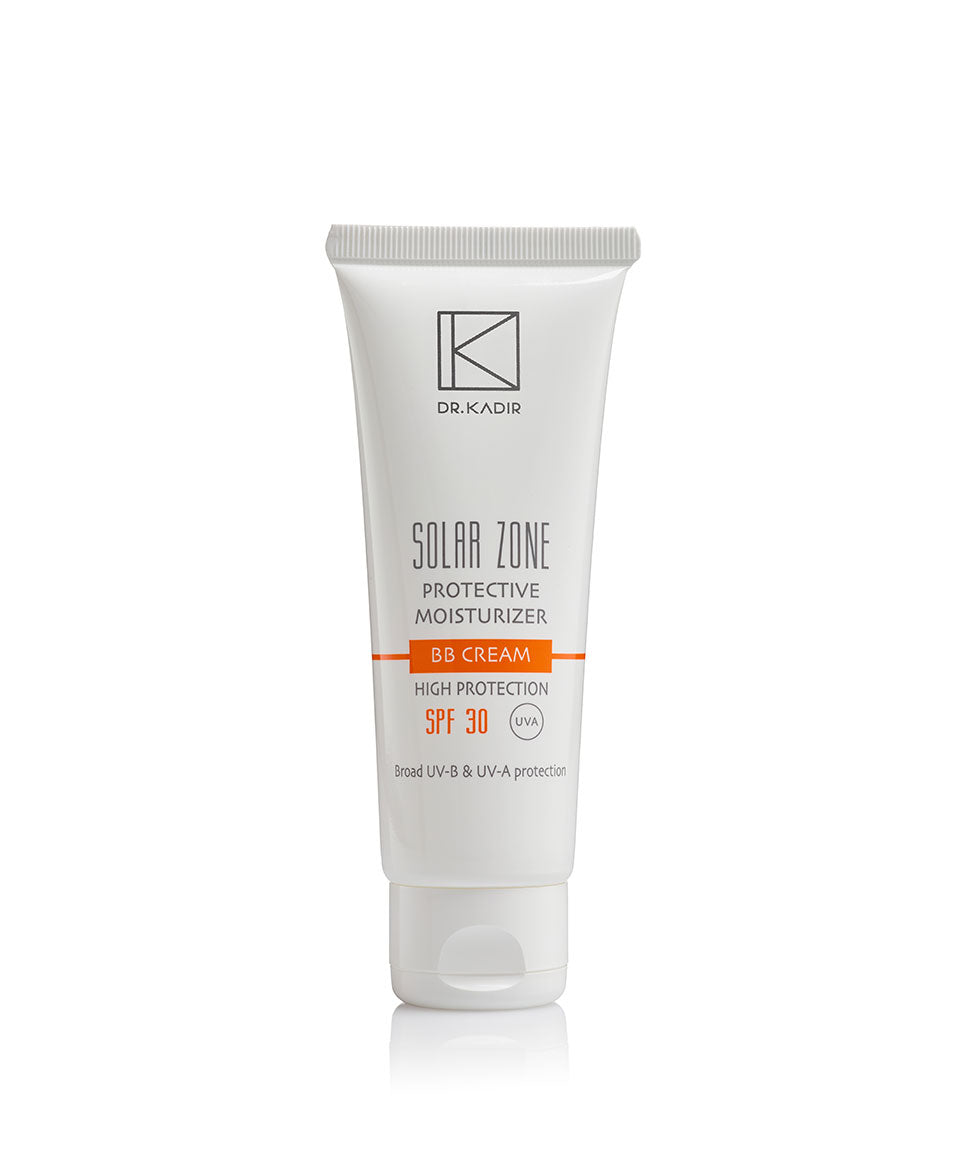 קרם לחות לפנים BB עם הגנה SPF 30 מסדרת "סולאר זון" 75 מ"ל - ד"ר רון כדיר