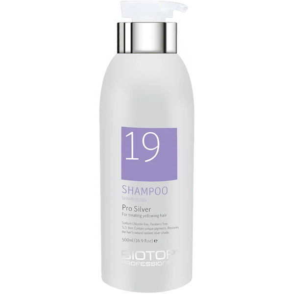 שמפו סילבר פרו 19 ללא מלחים 500 / 1000 מ"ל ביוטופ - BIOTOP
