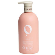 בקבוק ורוד גלייז לשיער מתולתל "OLIERE" על רקע לבן