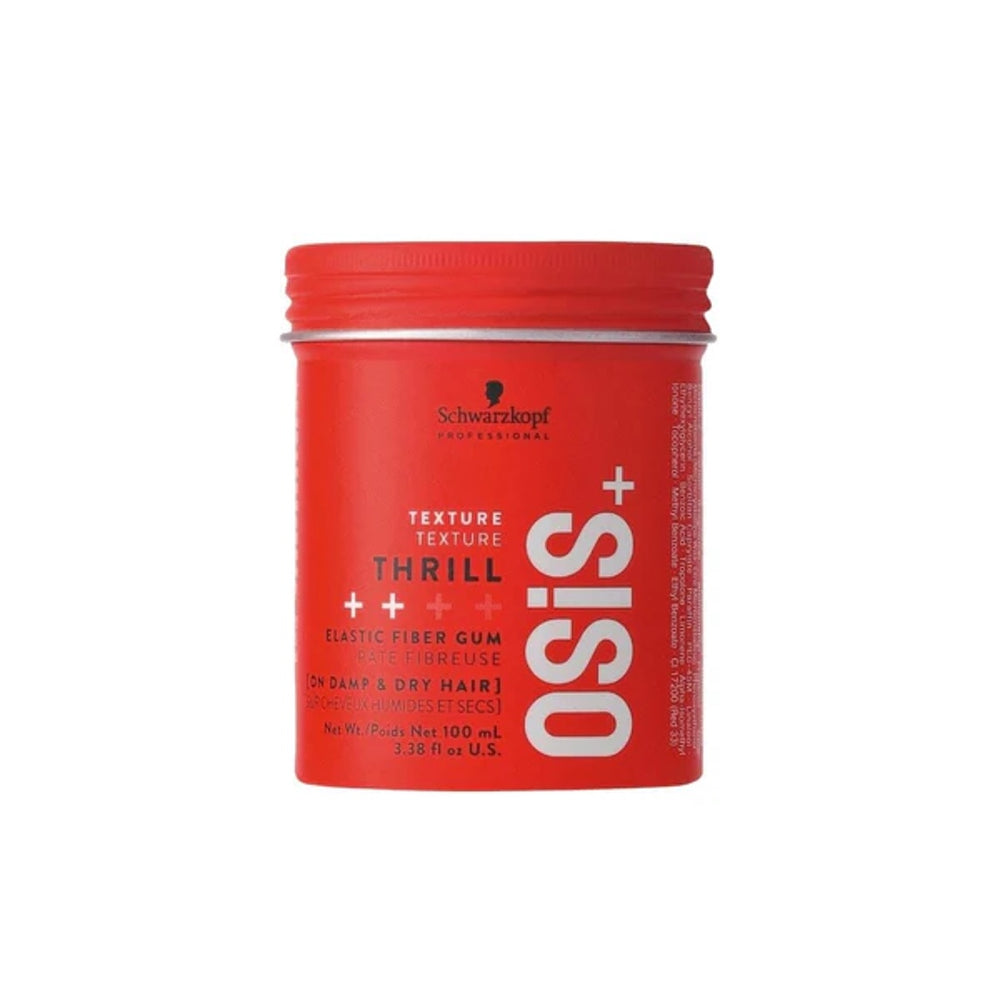 ג'ל גומי עם סיבים גמישים  תריל "שוורצקופף" על רקע לבן