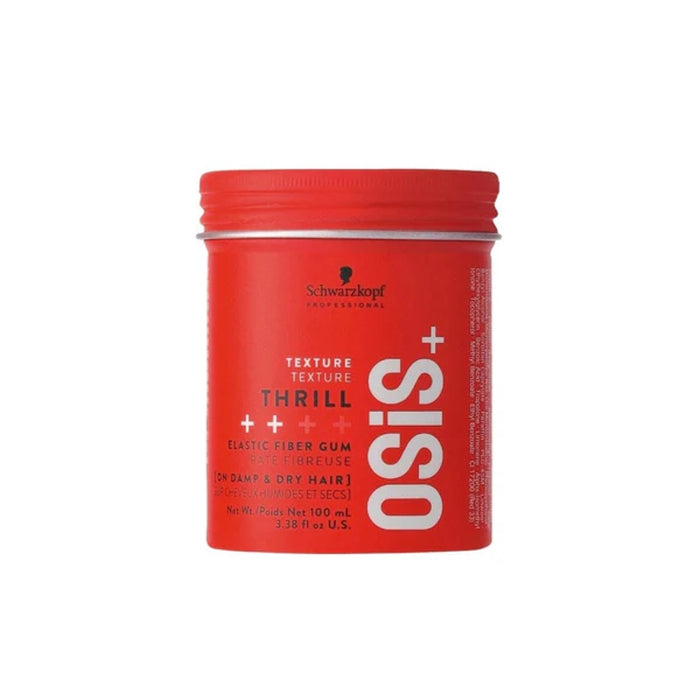 ג'ל גומי עם סיבים גמישים  תריל "שוורצקופף" על רקע לבן