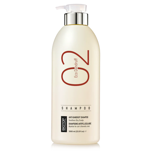 שמפו 02 לטיפול בקשקשים 500 / 1000 מ"ל ביוטופ - BIOTOP