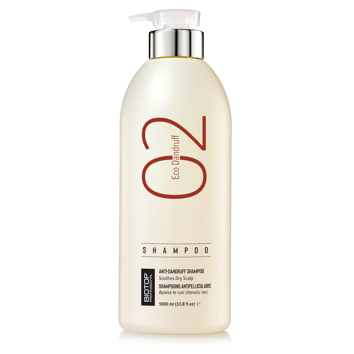 שמפו 02 לטיפול בקשקשים 500 / 1000 מ"ל ביוטופ - BIOTOP