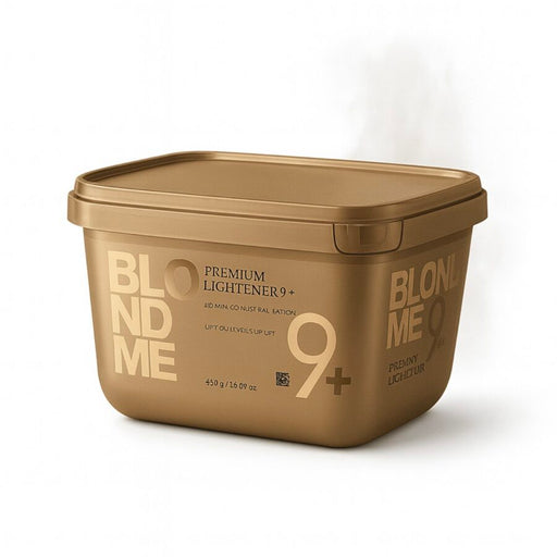 אבקת הבהרה בלונדמי "שוורצקופף" על רקע לבן