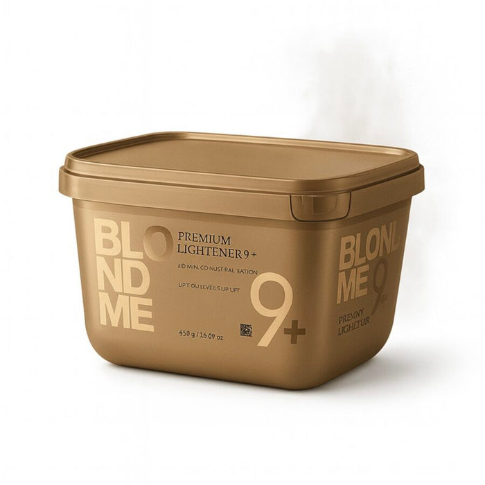 אבקת הבהרה בלונדמי "שוורצקופף" על רקע לבן