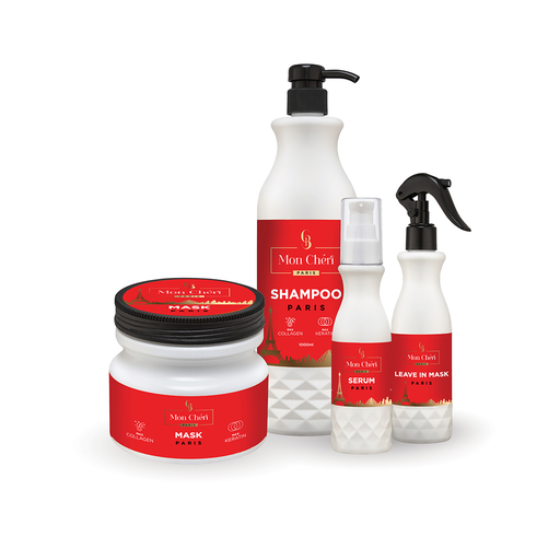 מארז לשיקום השיער "613 פריז" על רקע לבן