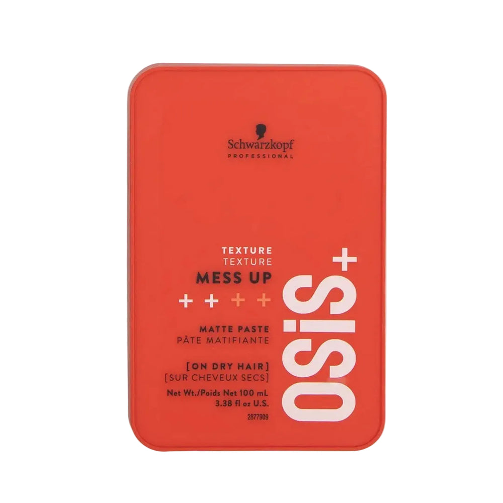 חימר לשיער מאס אפ  "שוורצקופף" על רקע לבן