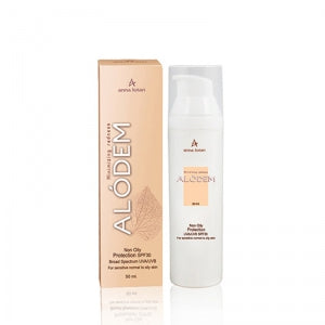 קרם הגנה SPF30 קליל ודל שומן 50 מ"ל מסדרת "Alodem" אנה לוטן - ANNA LOTAN