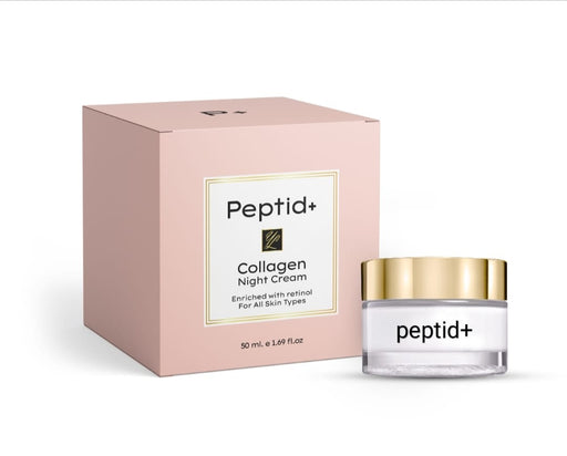Peptid+ פפטיד+ קרם פנים ללילה לכל סוגי העור המכיל קולגן