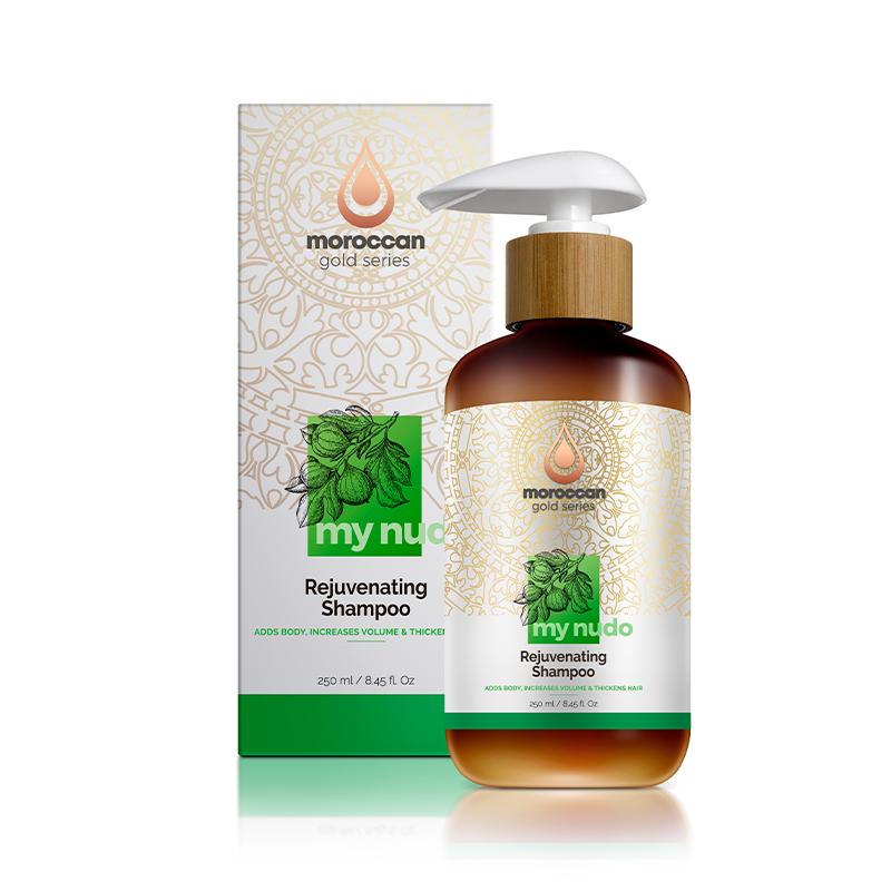 שמפו למניעת נשירת שיער ועידוד הצמיחה - MY NUDO Moroccan gold