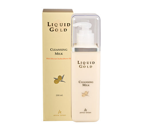 תחליב ניקוי זהוב 200 / 500 מ"ל מסדרת "LIQUID GOLD" - אנה לוטן ANNA LOTAN