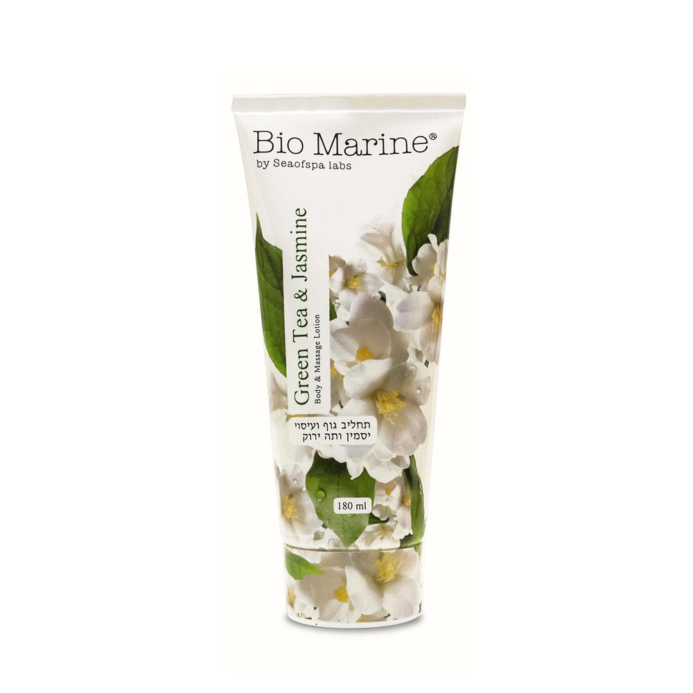 תחליב גוף ועיסוי יסמין ותה ירוק - ביו מרין Bio Marine