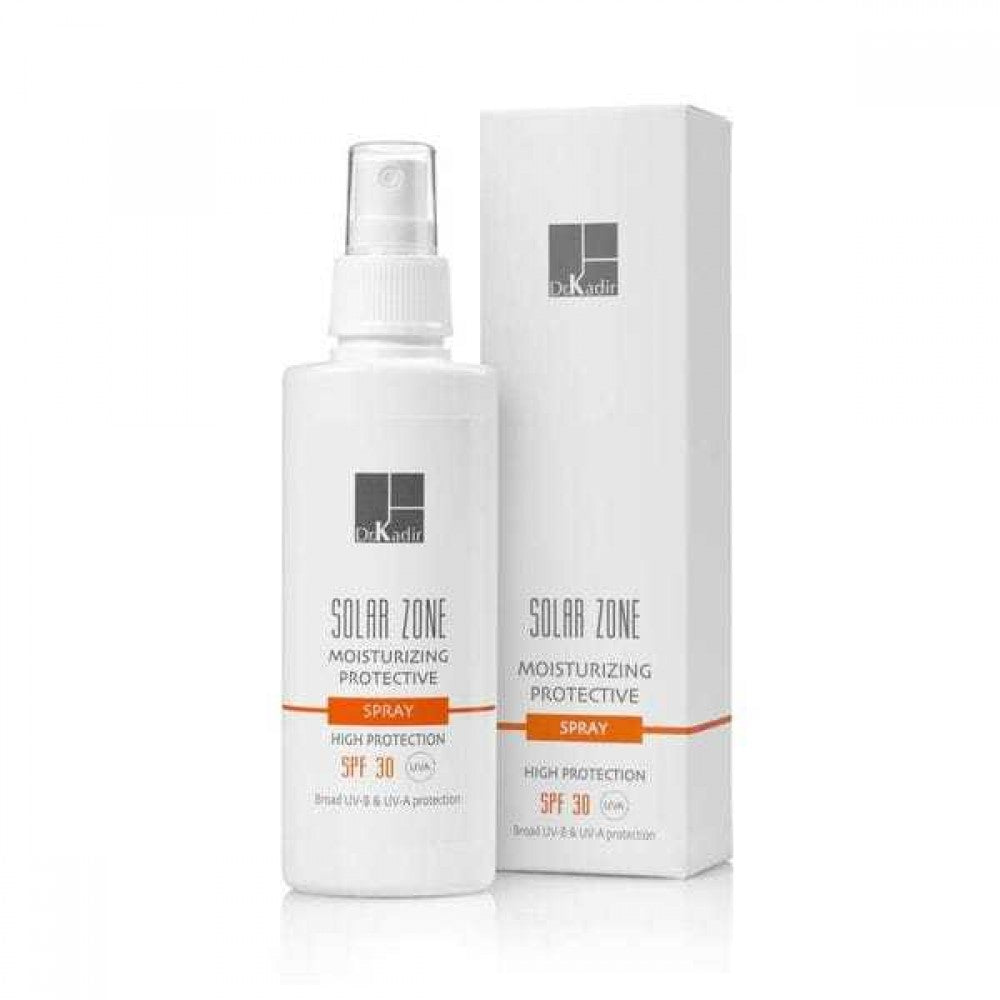 תרסיס לחות לפנים עם הגנה SPF 30 מסדרת "סולאר זון" 125 מ"ל - ד"ר רון כדיר