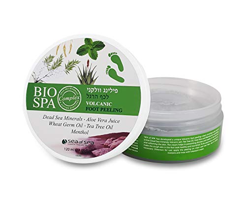 פילינג וולקני לכף הרגל ים המלח 120 מ"ל - BIO SPA