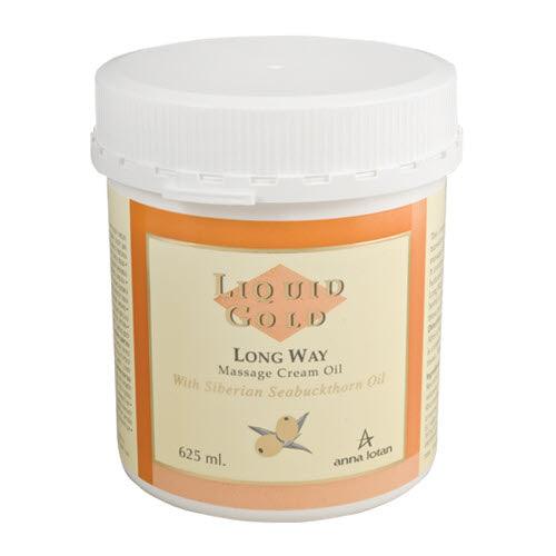 קרם שמן עיסוי לפנים ולגוף 200 / 625 מ"ל מסדרת "LIQUID GOLD" - אנה לוטן ANNA LOTAN