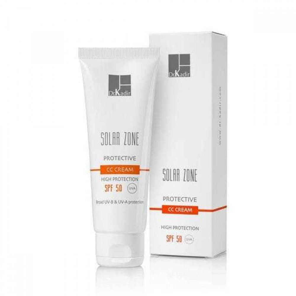 קרם יום פעיל עם הגנה מוגברת CC CREAM SPF 50 מסדרת "סולאר זון" 75 מ"ל - ד"ר רון כדיר
