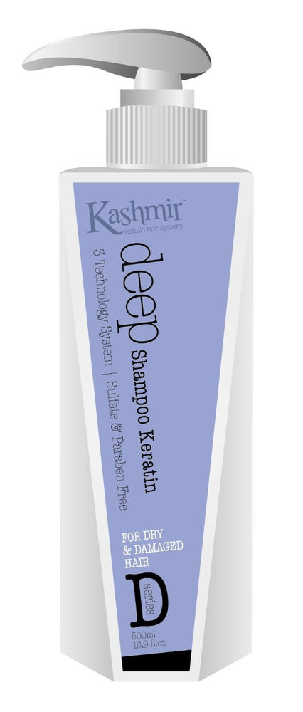 שמפו טיפולי מועשר בקרטין ללא מלחים 500 מ"ל - קשמיר Kashmir