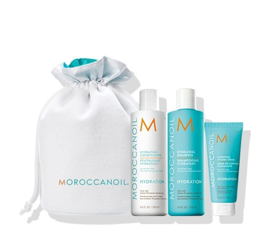 ערכת טיפוח סדרת הלחות Moroccanoil - שמן מרוקאי