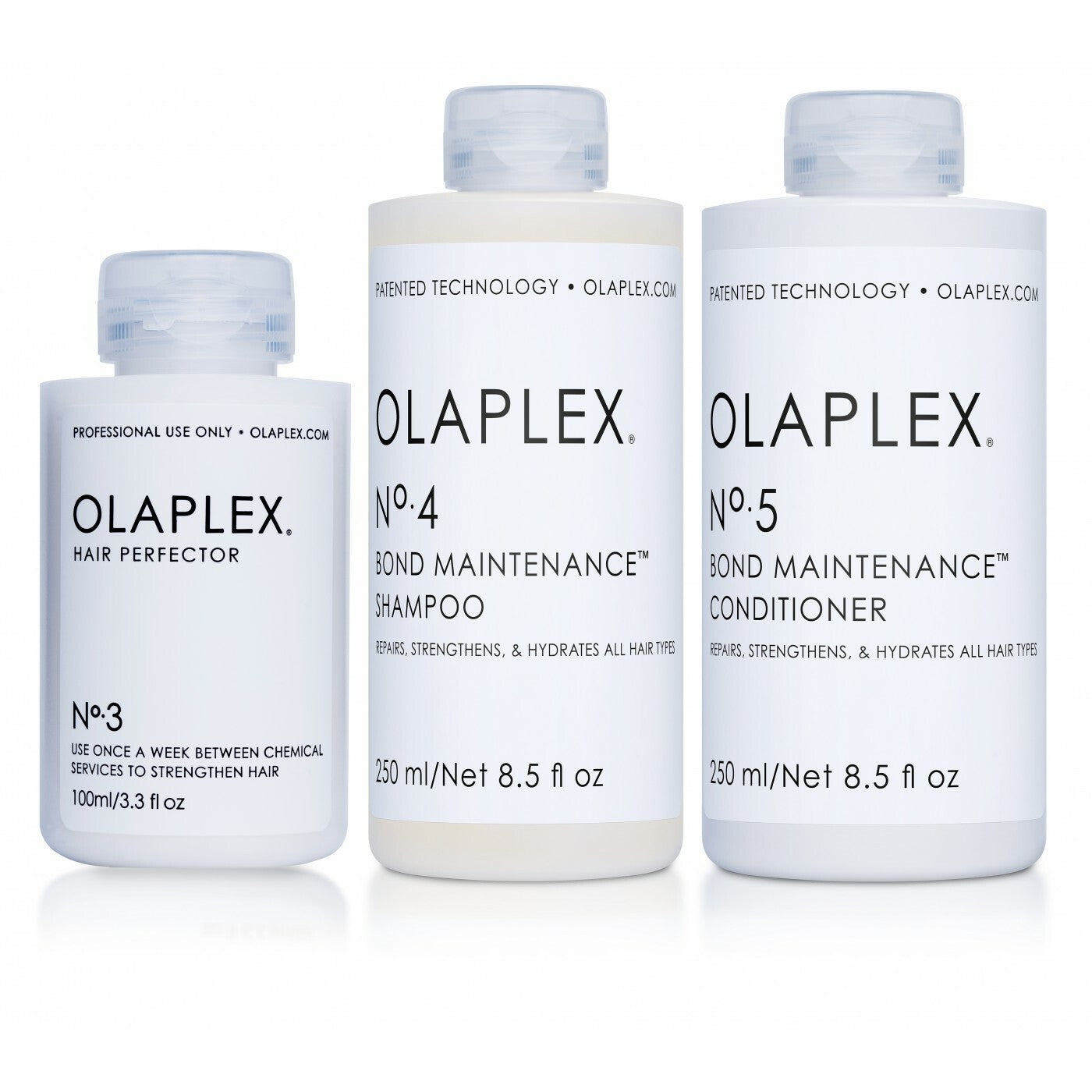 מארז מקצועי לשיקום השיער 3+4+5 -אולפלקס OLAPLEX