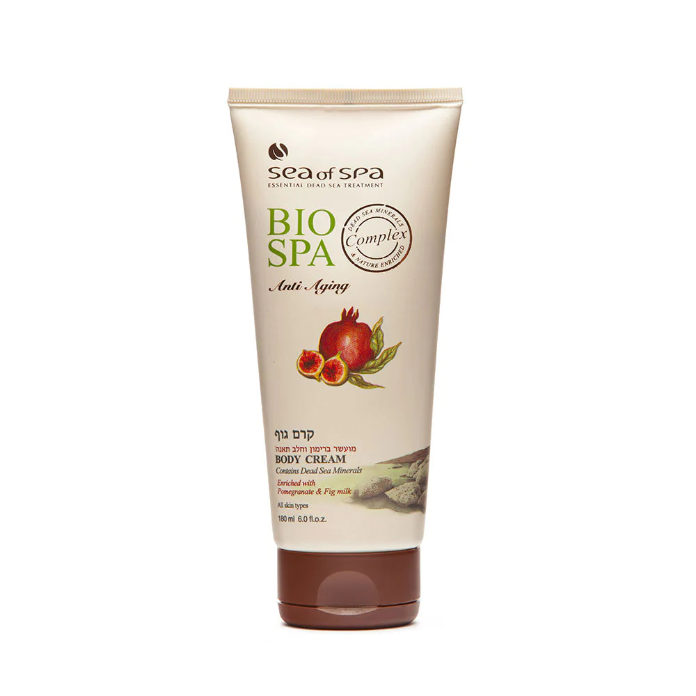 - קרם גוף מועשר ברימון וחלב תאנה 180 מ"ל ביו ספא BIO SPA