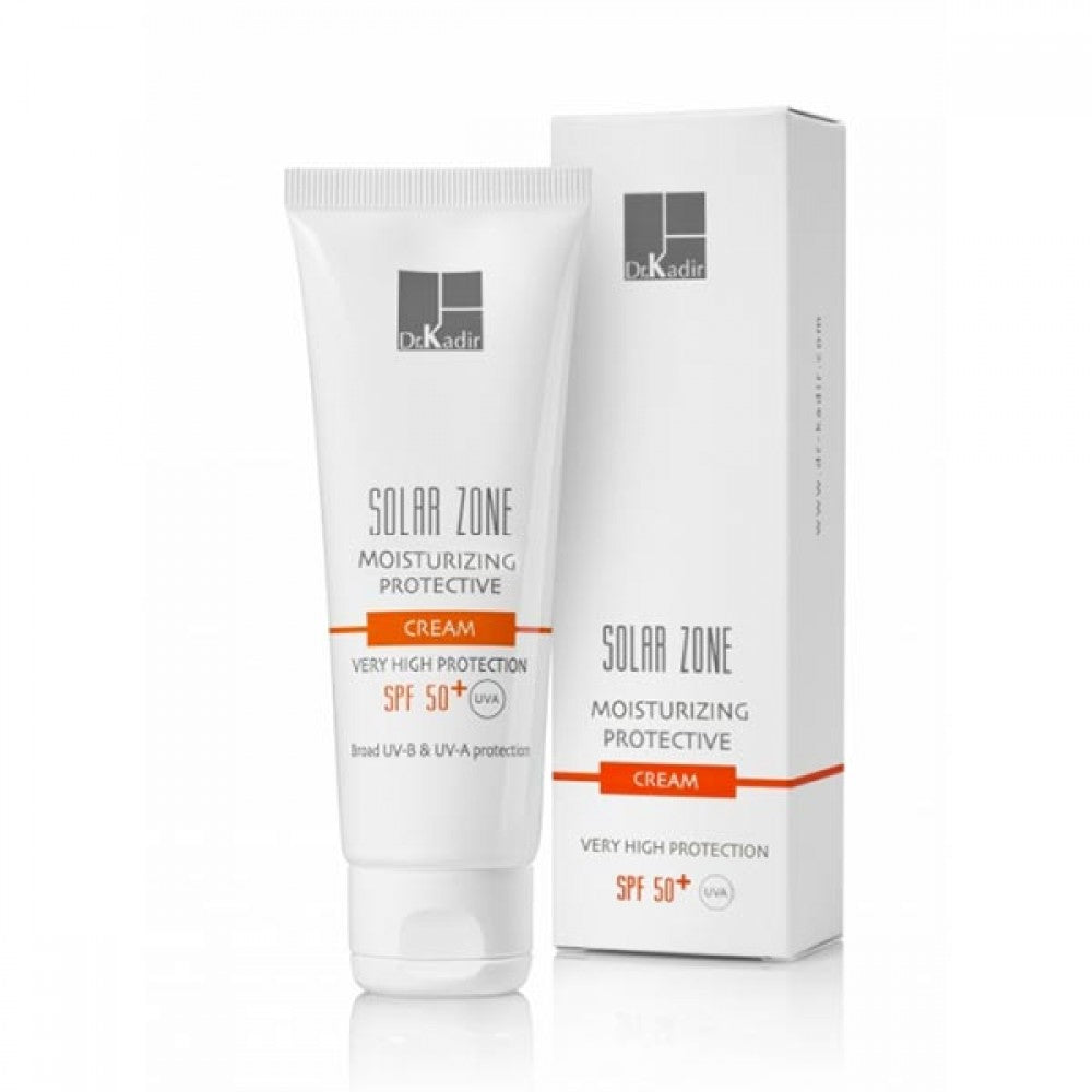 קרם לחות לפנים עם הגנה מוגברת SPF 50 מסדרת "סולאר זון" 75 מ"ל - ד"ר רון כדיר