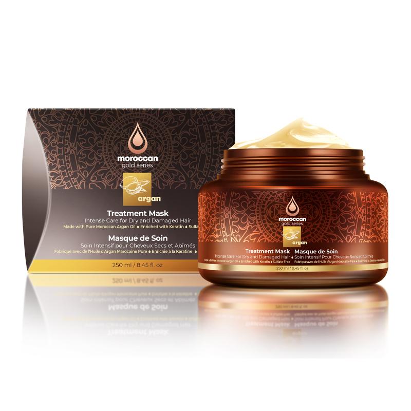 מסכת ארגן טיפולית 550 מ"ל - Moroccan gold
